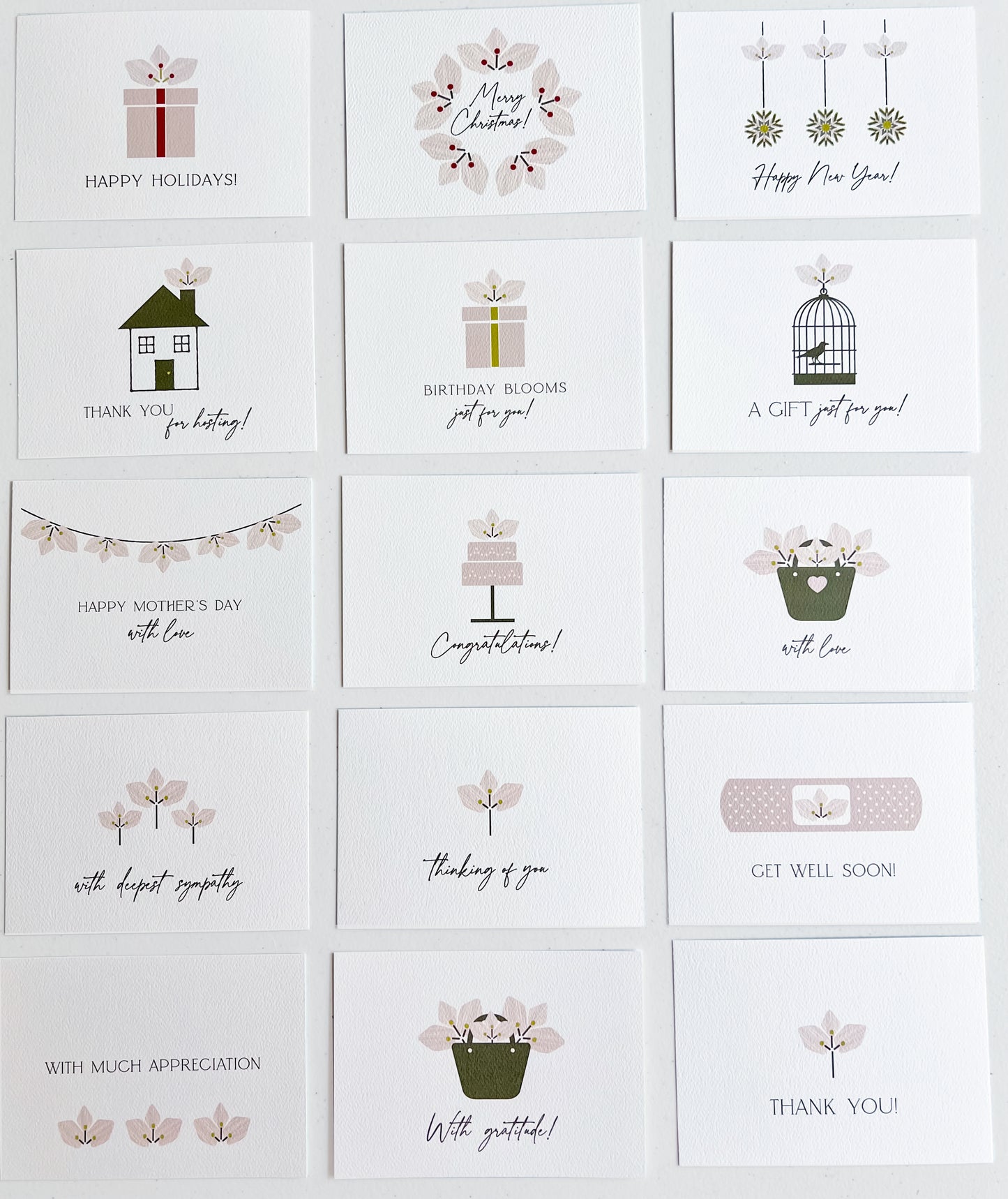 Ruby & Gold Splatter with Red Blooms