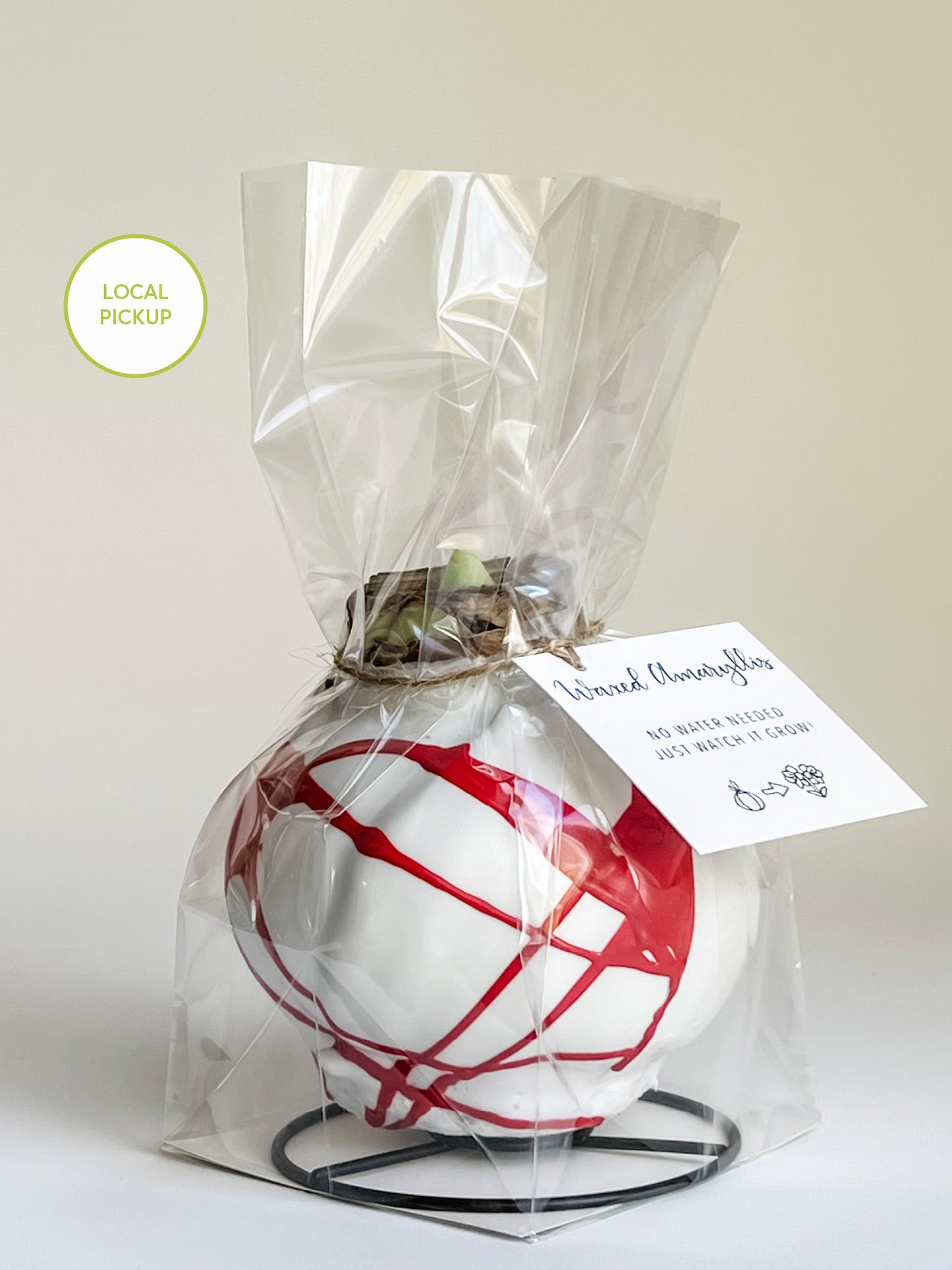 White With Red Splatter with Red Blooms